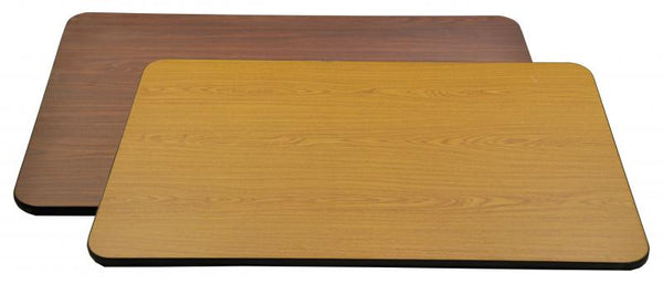 30″ x 42″ x 1″ oak/walnut rectangular table top item: 43163 - Continental Restaurant Equipment