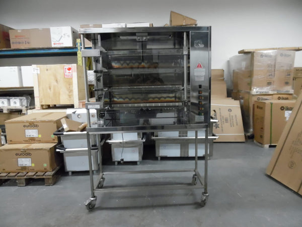 Used Gas Rotisol BBQ Chicken Rotisserie