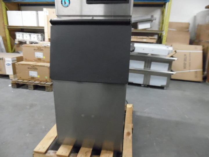 Used KM-340MAH Hoshiaki Ice Maker with 450lb Ice Bin - Continental Restaurant Equipment