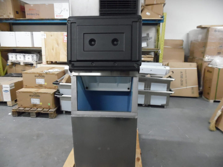 Used KM-340MAH Hoshiaki Ice Maker with 450lb Ice Bin - Continental Restaurant Equipment
