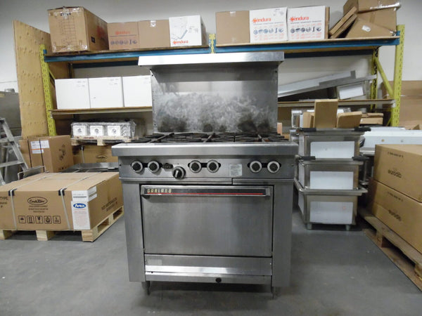 Used Garland 6 Burner Range Natural Gas