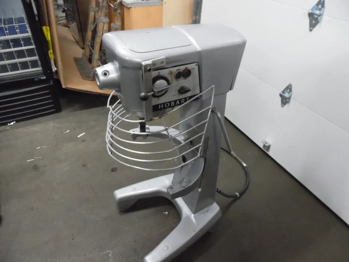 Used Hobart Dough Mixer with Guard, Bowl, 2 Attachments - Continental Restaurant Equipment