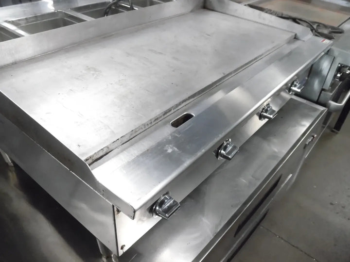 Used 48″ Manual Griddle Heavy Duty Natural Gas - Continental Restaurant Equipment
