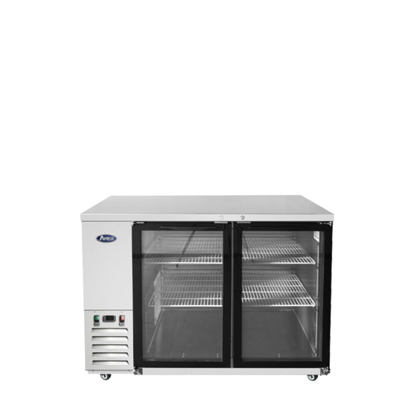 Atosa SBB48GGRAUS1 48″ Shallow Depth Back Bar Cooler with Glass Doors