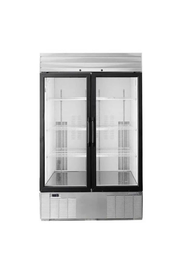 HABCO SE46HCSXG Stainless Xterior Display Refrigerator - Continental Restaurant Equipment