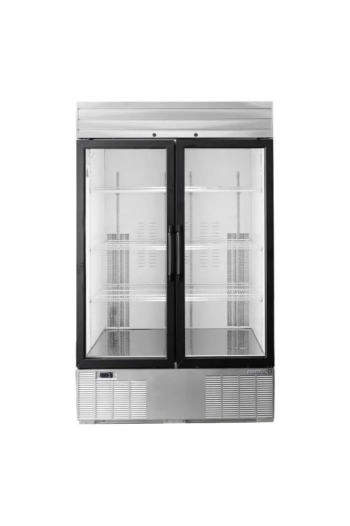 HABCO SE46HCSXG Stainless Xterior Display Refrigerator - Continental Restaurant Equipment