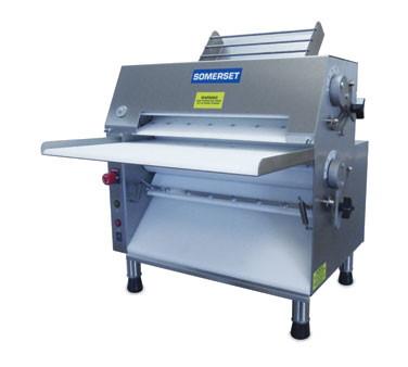 Somerset CDR-2000 Dough Roller, 20" synthetic rollers, sheets 500-600 pieces per hour