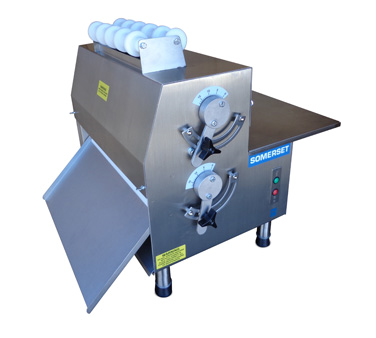 Somerset CDR-2100 Dough Roller, 3-1/2" diameter x 20" synthetic non-stick rollers - Continental Restaurant Equipment