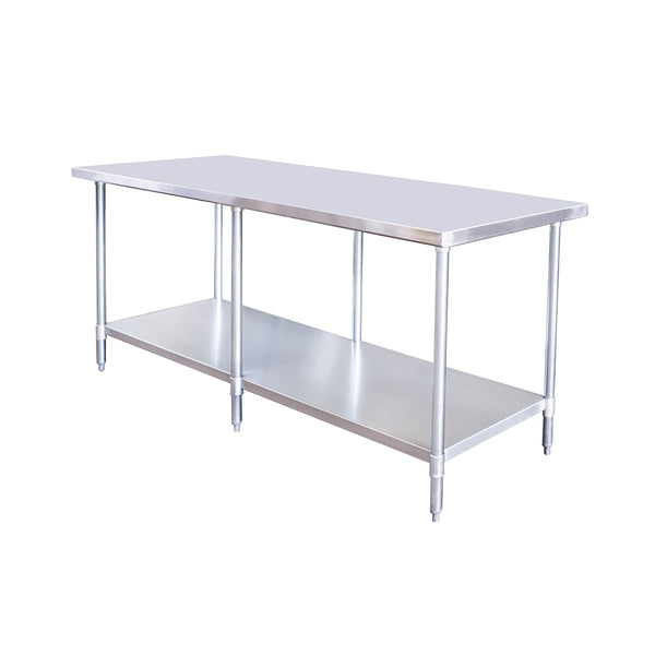 Atosa SSTW-3096 — 30″ x 96″ S/S Work Table - Continental Restaurant Equipment