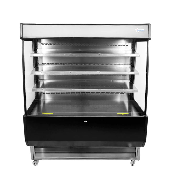 Omcan  RS-CN-0770 51" Grab-and-Go Open Refrigerated Floor Self-Serve Merchandiser with 27.2 cu.ft Capacity - Continental Restaurant Equipment