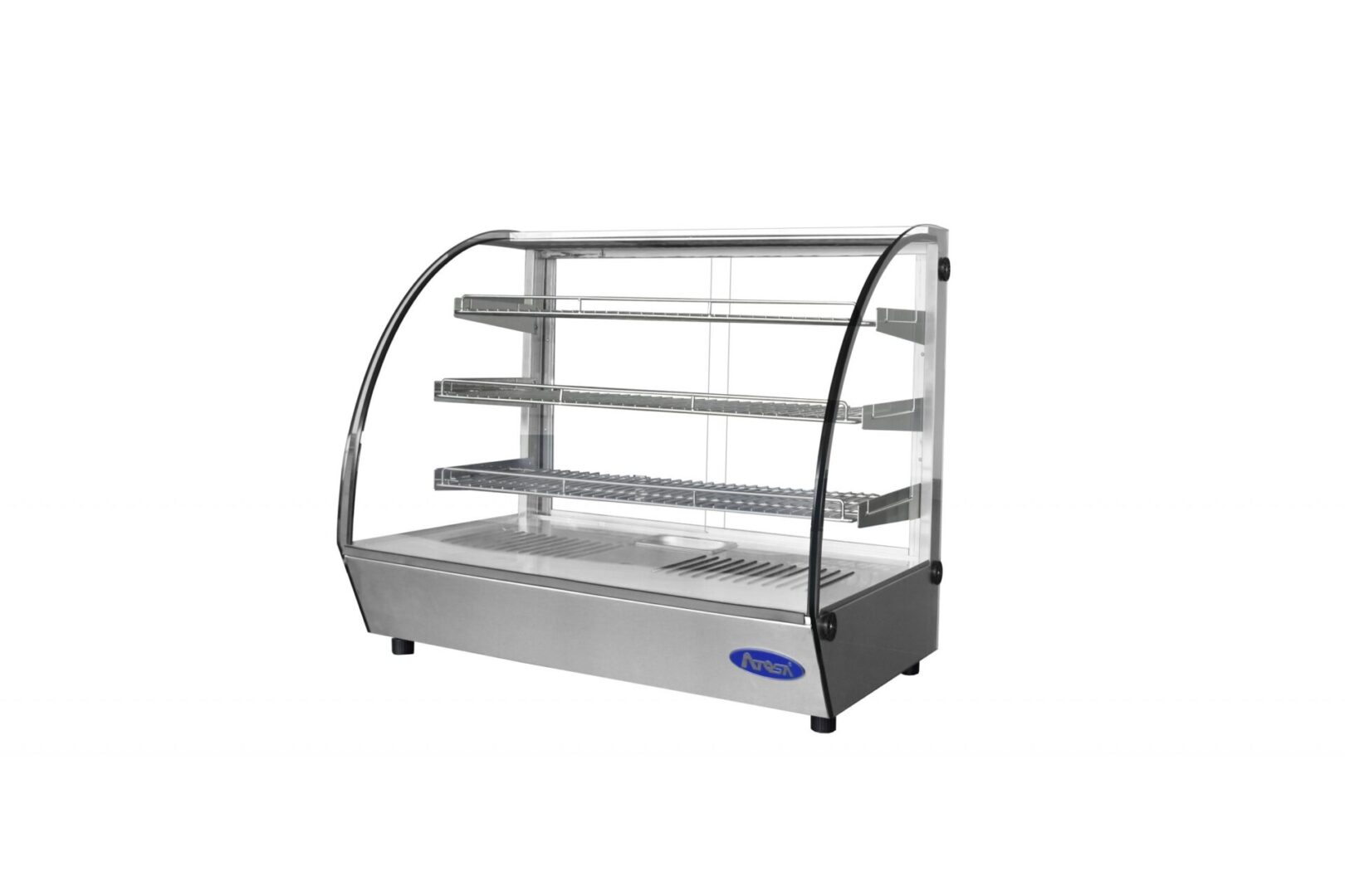 Atosa CHDC-44 — Countertop Heated Curved Display Case (4.4 cu ft)