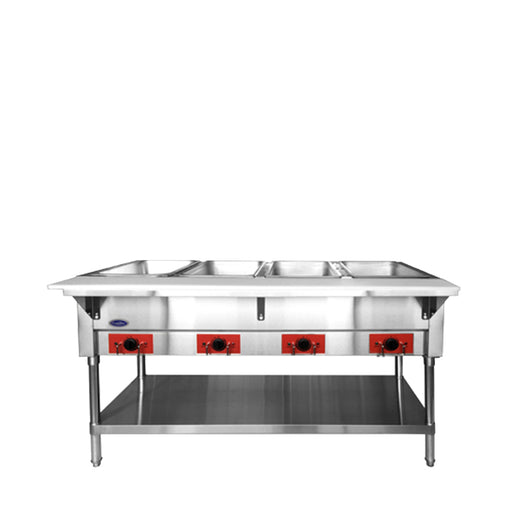 Atosa CSTEA-4C — 4 Open Well Electric Steam Table - Continental Restaurant Equipment