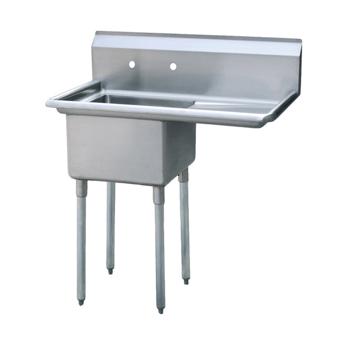 Atosa MRSA-1-R — 18″ One Compartment Sink with Right Drain Board