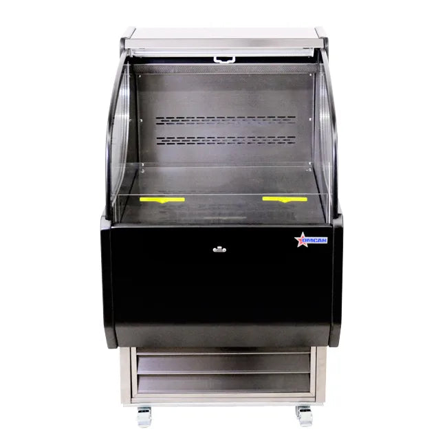 Omcan  RS-CN-0186 26″ Grab-and-Go Open Refrigerated Self-Serve Display Case with 6.6 cu.ft Capacity - Continental Restaurant Equipment