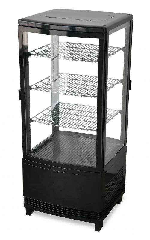 Omcan  RS-CN-0078-D 17″ Countertop Pass-Through Refrigerated Display Case with 78 L (2.8 cu.ft.) Capacity – Front and Back Glass Door
