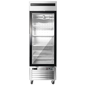 EFI C1-27GDSVC Bottom Mount Reach-in Glass Door Refrigeration 1 Door 27 Inches