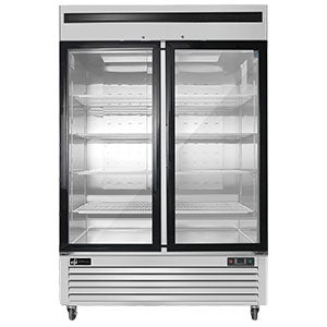 EFI C2-39GDSVC Bottom Mount Reach-in Glass Door Refrigeration 2 Doors 39 Inches