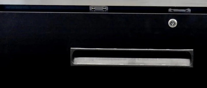 Omcan  BD-CN-0032-HC 90″ Triple Solid Doors Kegerator / Beer Dispenser with 2 Taps – 32 cu.ft. Capacity - Continental Restaurant Equipment