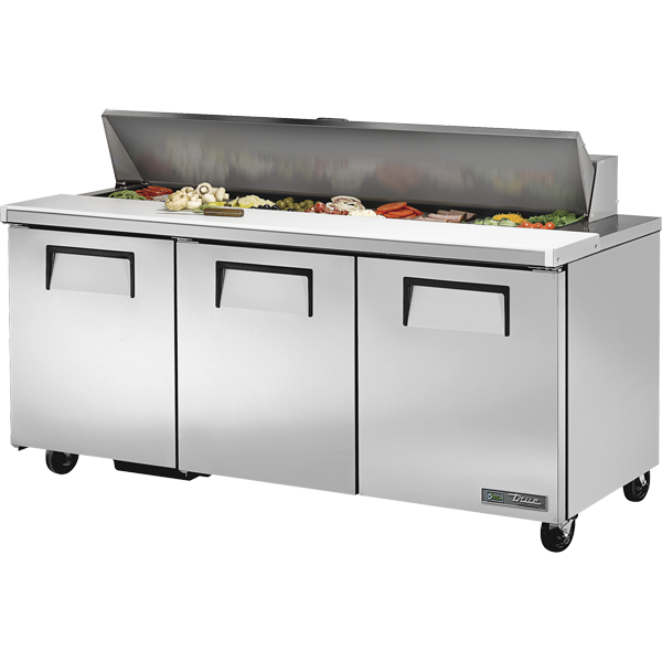 True TSSU-72-18-HC 72" Solid Door Sandwich/Salad Unit