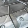 Omcan Canada 25273 Three (3) Compartment Sink - Continental Restaurant Equipment