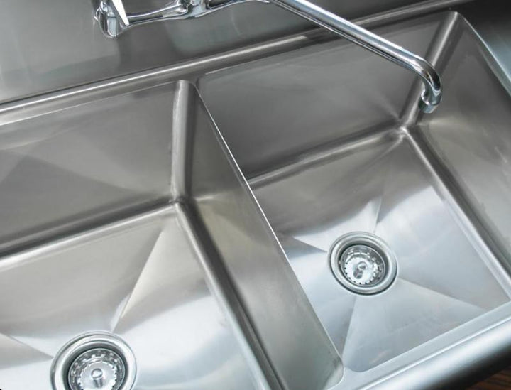 Omcan Canada 43757 Three (3) Compartment Sink - Continental Restaurant Equipment