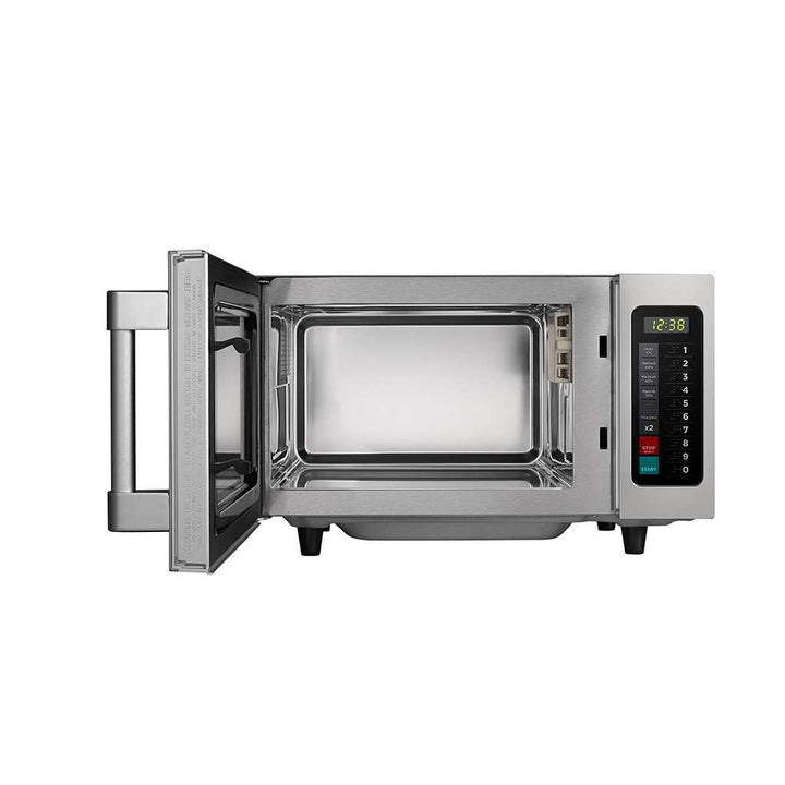 Midea 1025F1A 0.9 Cu Ft. 1000W Push Button Light Duty Commercial Microwave - Continental Restaurant Equipment