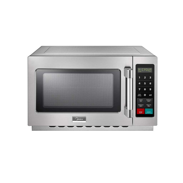 Midea 1034N1A 1.2 Cu. Ft. 1000W Push Button Medium Duty Commercial Microwave - Continental Restaurant Equipment