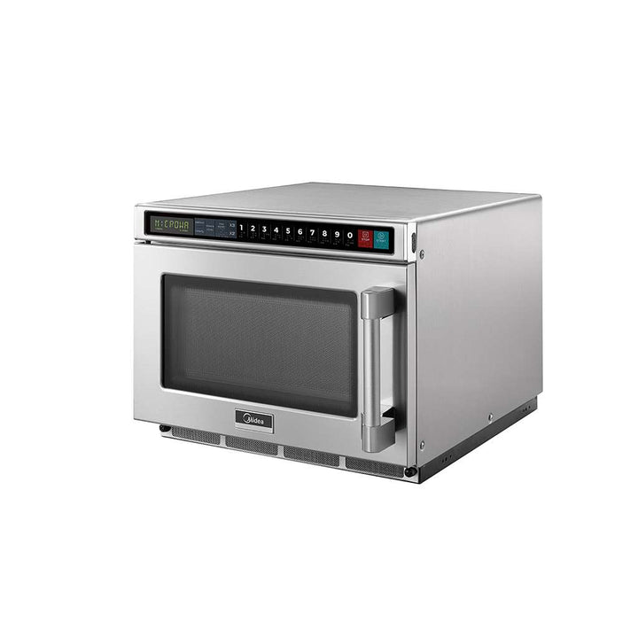 Midea 1217G1A 0.6 Cu. Ft. 1800W Push Button Heavy Duty Commercial Microwave - Continental Restaurant Equipment