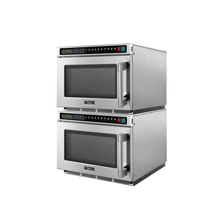 Midea 1217G1A 0.6 Cu. Ft. 1800W Push Button Heavy Duty Commercial Microwave - Continental Restaurant Equipment