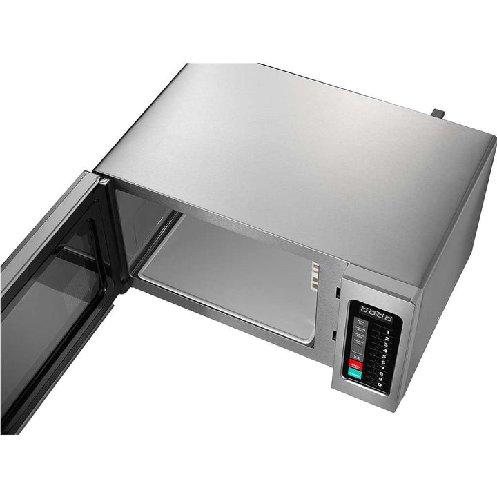 Midea 1025F1A 0.9 Cu Ft. 1000W Push Button Light Duty Commercial Microwave - Continental Restaurant Equipment