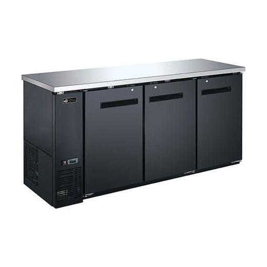 EFI CBBDR3-72CC Back Bar Solid Door Cooler 72 Inch Length