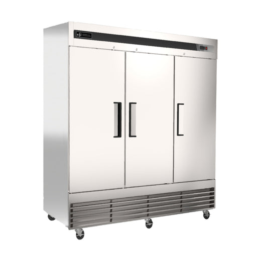 EFI C3-82VCX X-LINE 82" Reach In Solid 3 Door Refrigerator