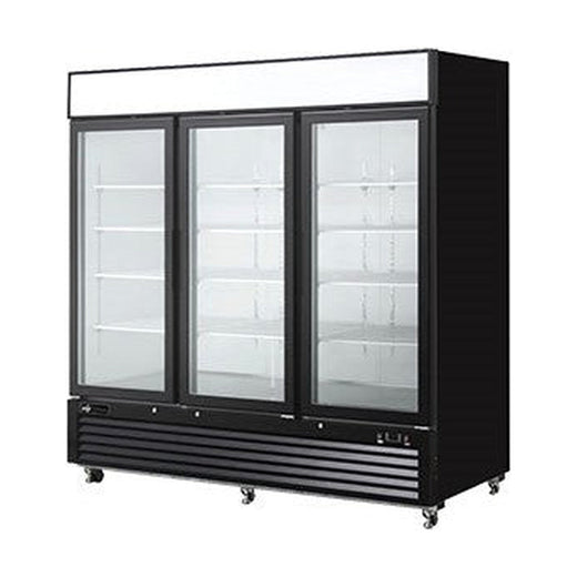 EFI F3-82GDVC Glass Door Merchandiser Freezer - 3 Doors
