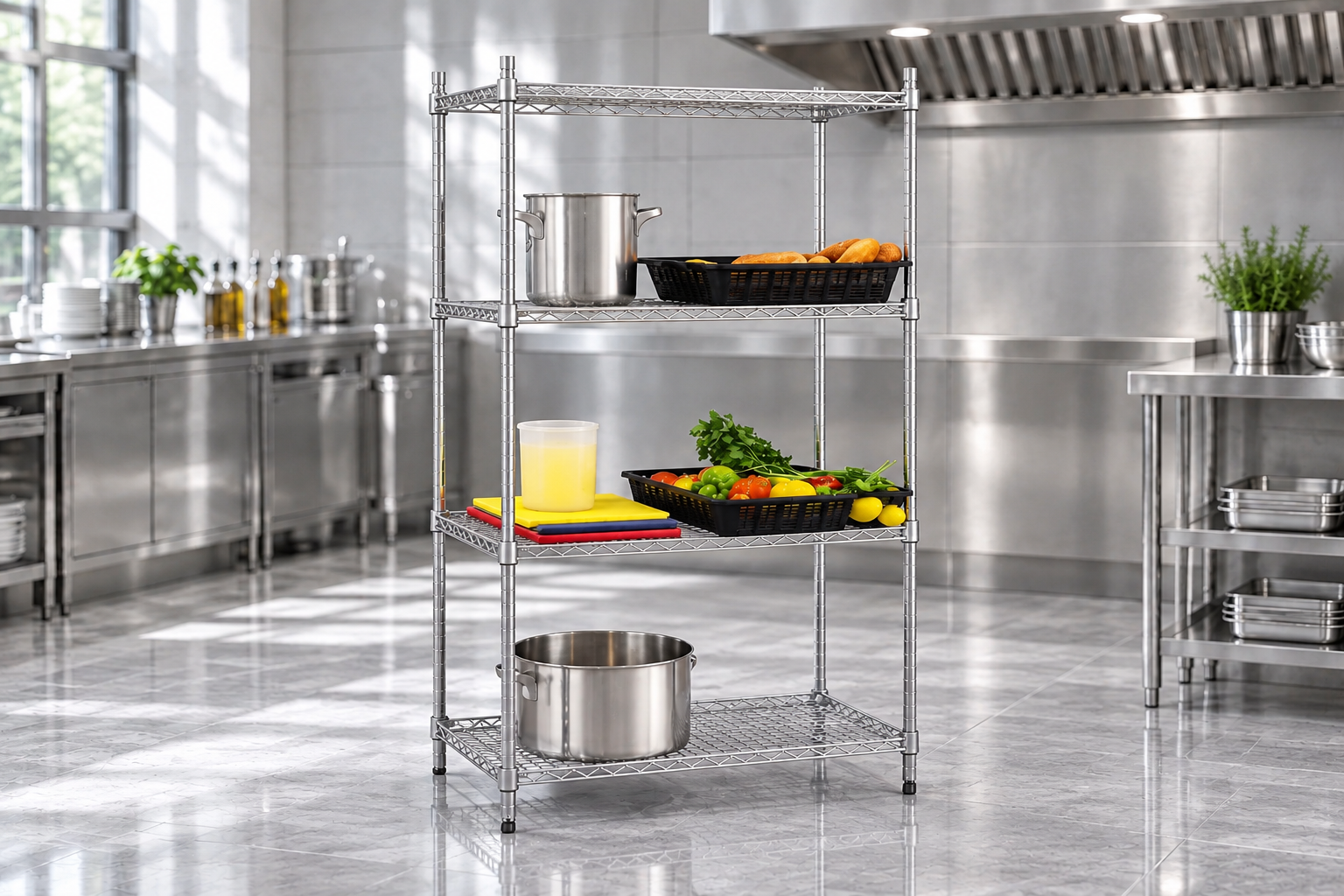 Complete Chrome Shelving Kits equipment