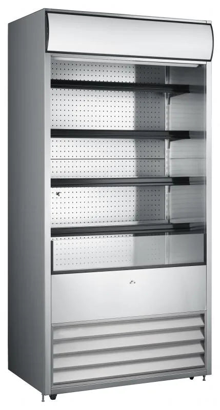 Omcan  RS-CN-0530 36″ Grab-and-Go Open Refrigerated Floor Self-Serve Display Case, 520 Liter (18.7 cu.ft.) – 120 V, 1.8 HP (1340W) - Continental Restaurant Equipment