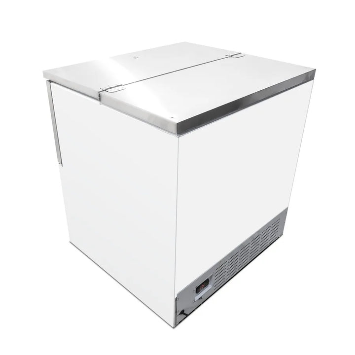 Omcan  RE-CN-0034-HC 34″ Milk Cooler with 12.4 cu.ft. (351 Liter) Capacity, Holds Up To 8 Milk Crates – 120 V, 240 W - Continental Restaurant Equipment