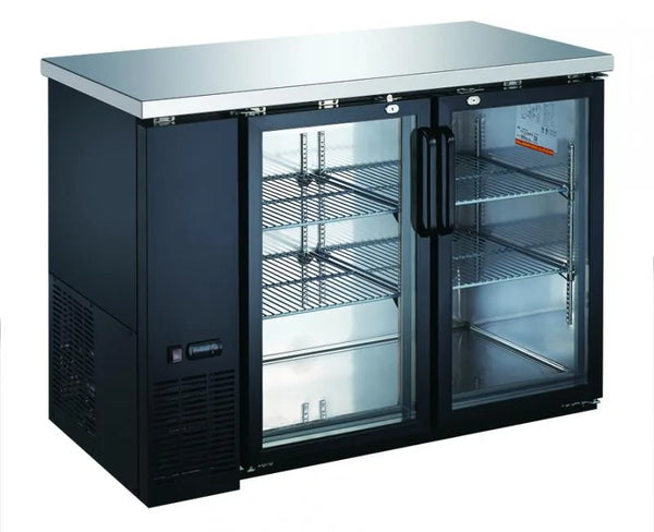 Omcan  BB-CN-0016-GH 61″ Glass Door Back Bar Cooler with 16 cu.ft. Capacity