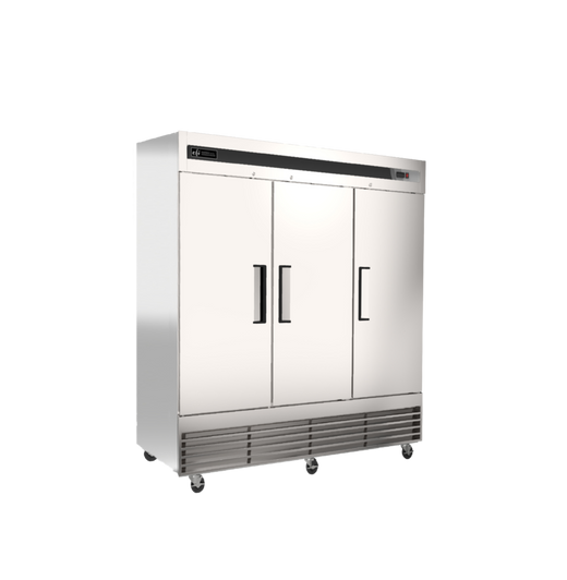 EFI F3-82VCX X-LINE 82" Reach-In Solid 3 Door  Freezer - Continental Restaurant Equipment