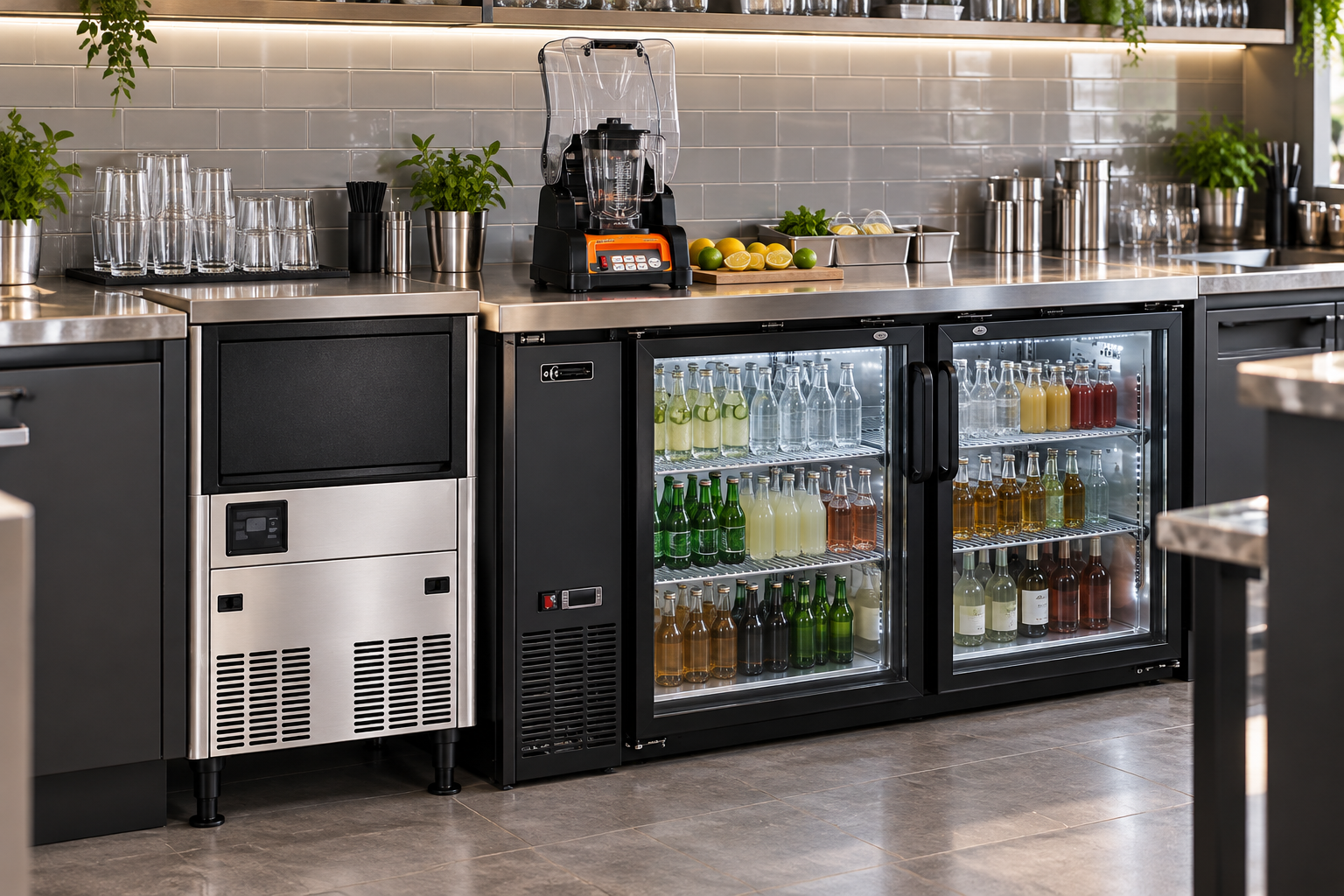 Undercounter ice maker equipment