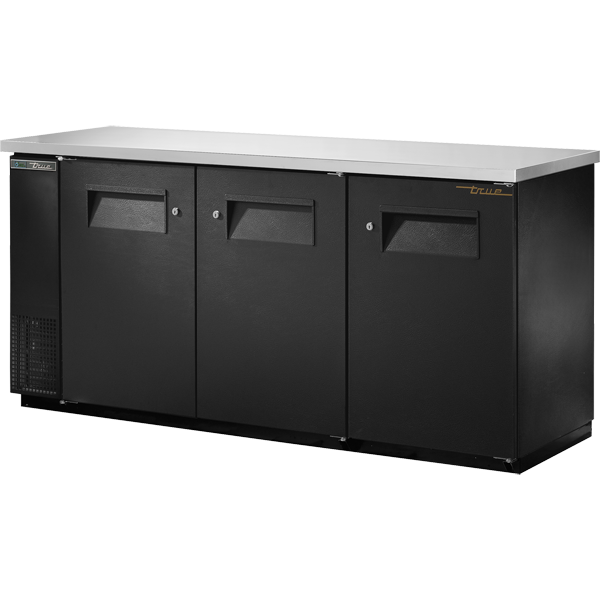 True TBB-24-72-HC 73" Solid Swing Door 24" Back Bar Cooler - Continental Restaurant Equipment