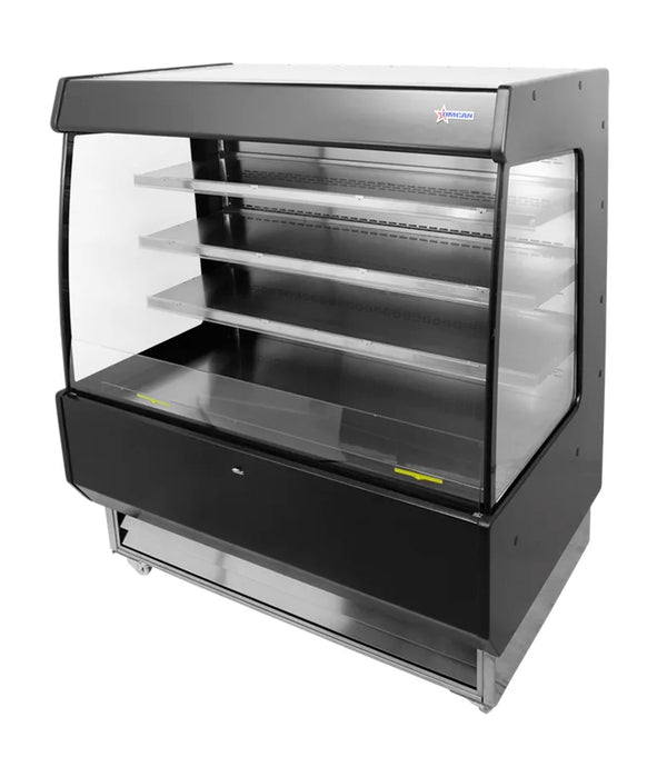 Omcan  RS-CN-0770 51" Grab-and-Go Open Refrigerated Floor Self-Serve Merchandiser with 27.2 cu.ft Capacity - Continental Restaurant Equipment