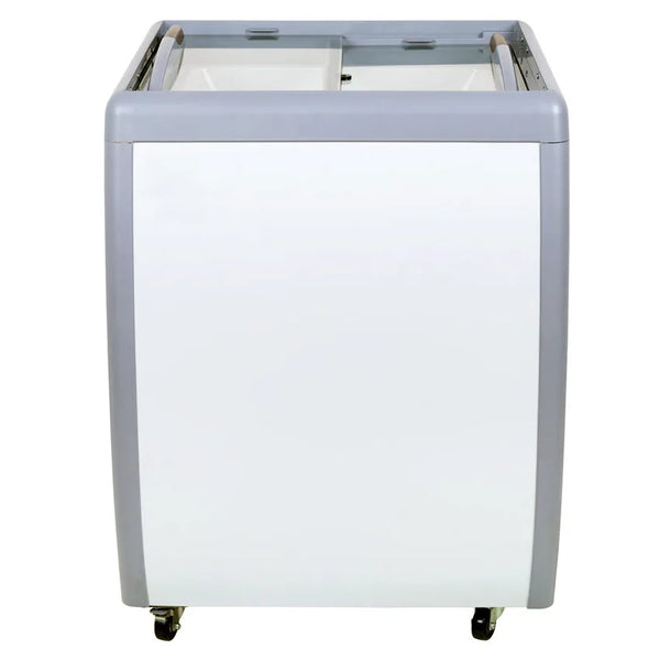 Omcan  FR-CN-0160-R 26" Ice Cream Display Chest Freezer with Flat Glass Top - Continental Restaurant Equipment