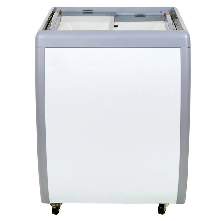 Omcan  FR-CN-0160-R 26" Ice Cream Display Chest Freezer with Flat Glass Top - Continental Restaurant Equipment