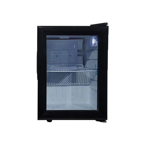 Omcan  RS-CN-0021 13″ Black Countertop Display Refrigerator 21 Liter (0.74 cu.ft.) - Continental Restaurant Equipment