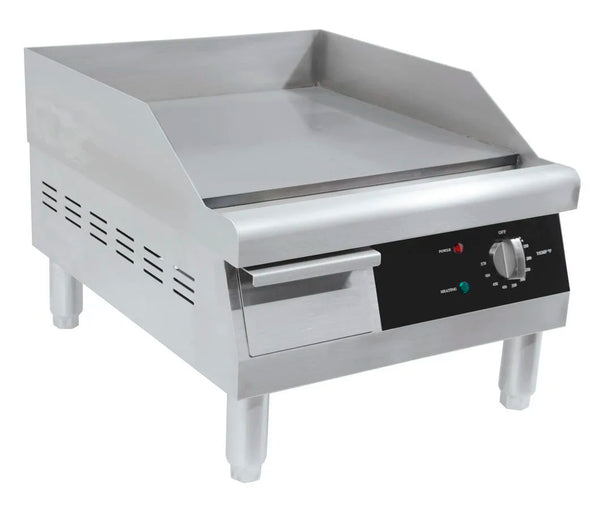 Omcan  CE-CN-0405 16" Countertop Stainless Steel Electric Griddle