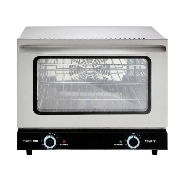 Omcan  CE-CN-0021 Quarter-Size Countertop Convection Oven, 0.74 Cu. Ft. (21 L) – 120 V, 1440 W