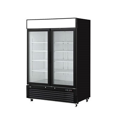 EFI C2-54GDVC Glass Door Merchandiser Refrigeration - 2 Doors 54 Inches Wide - Continental Restaurant Equipment