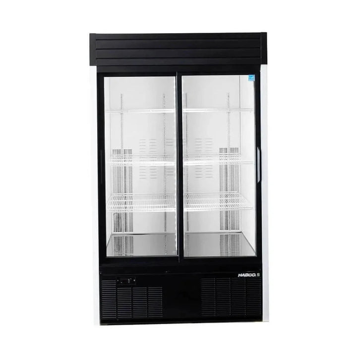 HABCO SE42HC Sliding Door Display Refrigerator