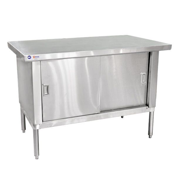30″ x 72″ 304 stainless steel knock-down worktable item: 24402 - Continental Restaurant Equipment