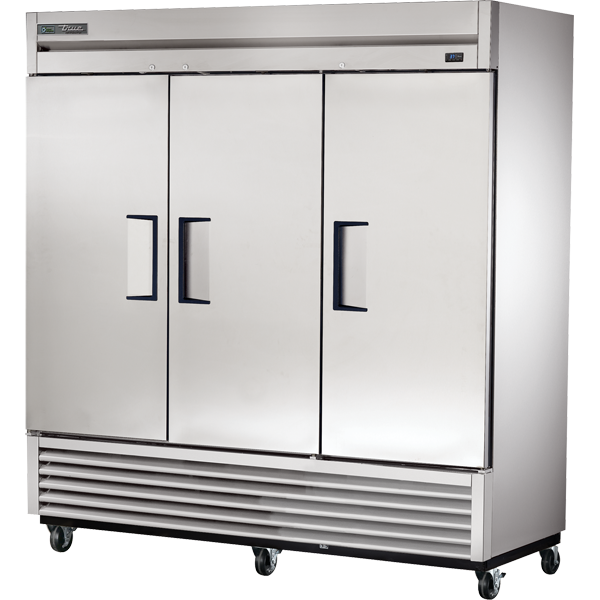True T-72-HC 78" Reach-In Solid Swing Door Refrigerator